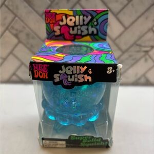 Needoh Jelly Squish Blue Jellyfish squishy